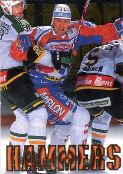 1996-97 Leaf Sisu SM-Liiga (Finnish) - Sledgehammers #7 Timo Peltomaa Front