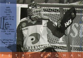 1995-96 Leaf Sisu SM-Liiga (Finnish) #17 Petri Engman Back