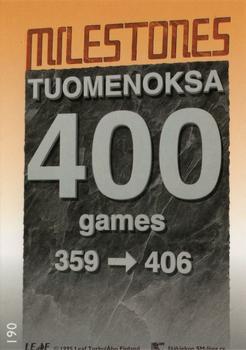 1995-96 Leaf Sisu SM-Liiga (Finnish) #190 Antti Tuomenoksa Back
