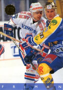 1995-96 Leaf Sisu SM-Liiga (Finnish) #340 Kari-Pekka Friman Front