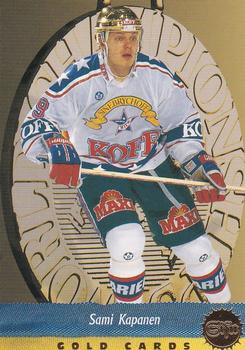 1995-96 Leaf Sisu SM-Liiga (Finnish) - Gold #13 Sami Kapanen Front