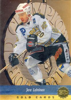 1995-96 Leaf Sisu SM-Liiga (Finnish) - Gold #17 Jere Lehtinen Front