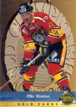 1995-96 Leaf Sisu SM-Liiga (Finnish) - Gold #18 Mika Nieminen Front