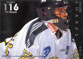 1995-96 Leaf Sisu SM-Liiga (Finnish) - Drafted Dozen #8 Miikka Kiprusoff Back