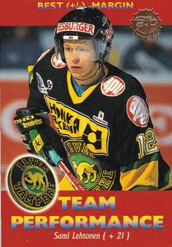 1994-95 Leaf Sisu SM-Liiga (Finnish) #168 Sami Lehtonen Front