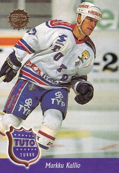 1994-95 Leaf Sisu SM-Liiga (Finnish) #311 Markku Kallio Front