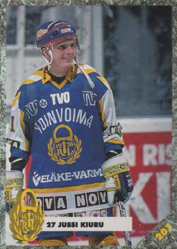 1993-94 Leaf Sisu SM-Liiga (Finnish) #201a Jussi Kiuru Front