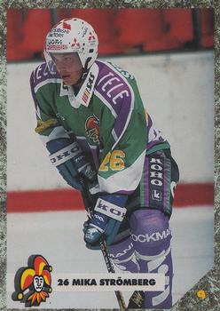 1993-94 Leaf Sisu SM-Liiga (Finnish) #9 Mika Strömberg Front