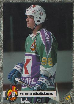 1993-94 Leaf Sisu SM-Liiga (Finnish) #12 Erik Hämäläinen Front