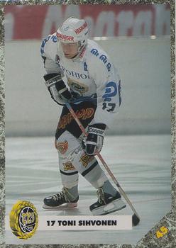 1993-94 Leaf Sisu SM-Liiga (Finnish) #45 Toni Sihvonen Front