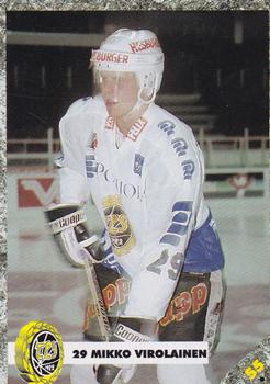 1993-94 Leaf Sisu SM-Liiga (Finnish) #55b Mikko Virolainen Front