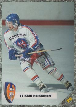 1993-94 Leaf Sisu SM-Liiga (Finnish) #70 Kari Heikkinen Front
