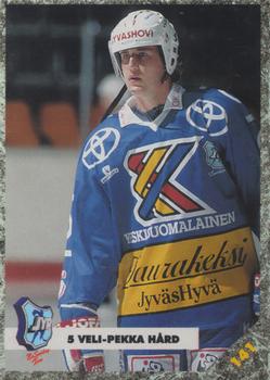1993-94 Leaf Sisu SM-Liiga (Finnish) #141 Veli-Pekka Hård Front
