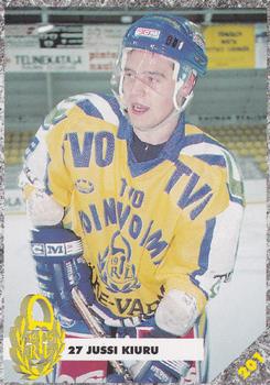 1993-94 Leaf Sisu SM-Liiga (Finnish) #201b Jussi Kiuru Front