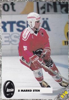 1993-94 Leaf Sisu SM-Liiga (Finnish) #210 Marko Sten Front
