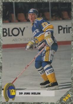 1993-94 Leaf Sisu SM-Liiga (Finnish) #263 Jimi Helin Front