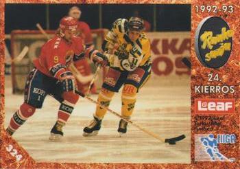 1993-94 Leaf Sisu SM-Liiga (Finnish) #324 Runkosarja 24. Kierros Front