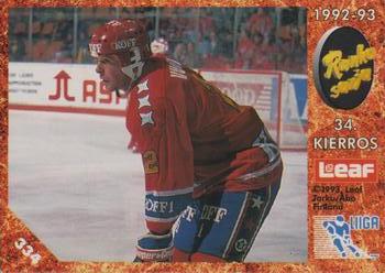 1993-94 Leaf Sisu SM-Liiga (Finnish) #334 Runkosarja 34. Kierros Front