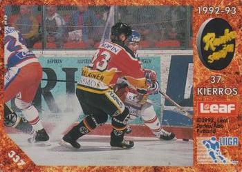 1993-94 Leaf Sisu SM-Liiga (Finnish) #337 Runkosarja 37. Kierros Front