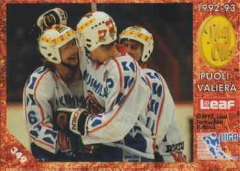 1993-94 Leaf Sisu SM-Liiga (Finnish) #349 Playoffs Puolivälierä Front