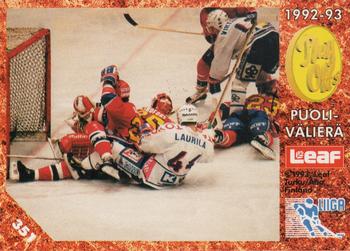1993-94 Leaf Sisu SM-Liiga (Finnish) #351 Playoffs Puolivälierä Front