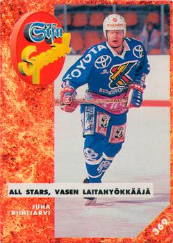 1993-94 Leaf Sisu SM-Liiga (Finnish) #369b Juha Riihijärvi Front