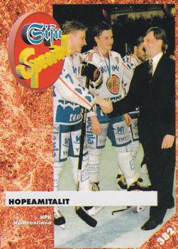 1993-94 Leaf Sisu SM-Liiga (Finnish) #382 Hopeamitalit HPK Hämeenlinna Front