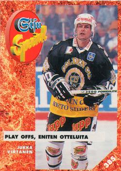1993-94 Leaf Sisu SM-Liiga (Finnish) #385 Jukka Virtanen Front