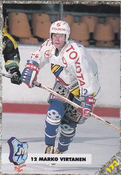 1993-94 Leaf Sisu SM-Liiga (Finnish) #150a Marko Virtanen Front