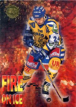 1994-95 Leaf Sisu SM-Liiga (Finnish) - Fire on Ice #1 Tero Arkiomaa Front