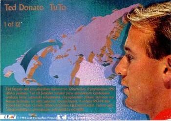 1994-95 Leaf Sisu SM-Liiga (Finnish) - Special Guest Star #1 Ted Donato Back