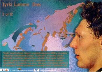 1994-95 Leaf Sisu SM-Liiga (Finnish) - Special Guest Star #3 Jyrki Lumme Back