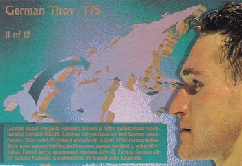 1994-95 Leaf Sisu SM-Liiga (Finnish) - Special Guest Star #11 German Titov Back