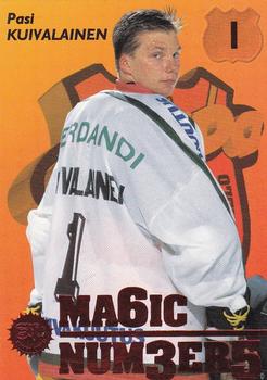 1994-95 Leaf Sisu SM-Liiga (Finnish) - Magic Numbers #1 Pasi Kuivalainen Front