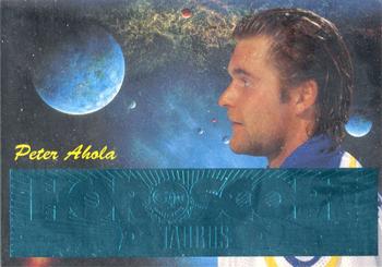 1994-95 Leaf Sisu SM-Liiga (Finnish) - Horoscopes #5 Peter Ahola Front