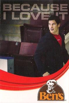 2012 Canada Bread Sidney Crosby #1c Because i love it Front