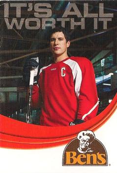 2012 Canada Bread Sidney Crosby #6c It's all worth it Front