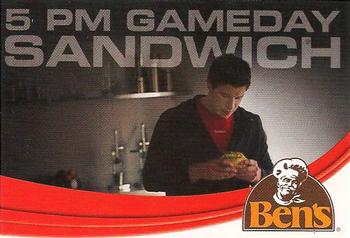 2012 Canada Bread Sidney Crosby #8c 5 PM gameday sandwich Front