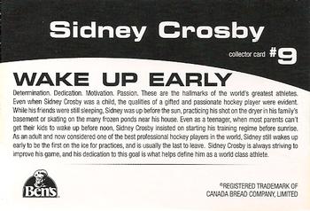2012 Canada Bread Sidney Crosby #9c Wake up early Back