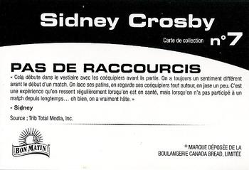 2012 Canada Bread Sidney Crosby #7b Pas de raccourcis Back