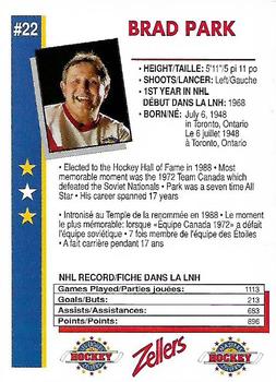 1993-94 Zellers Masters of Hockey #NNO Brad Park Back