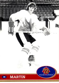 1991-92 Future Trends Canada ’72 French #49 Rick Martin Front