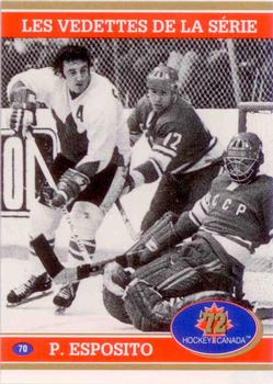1991-92 Future Trends Canada ’72 French #70 Phil Esposito / Alexander Yakushev Front
