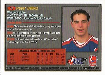 1998 Bowman CHL #16 Peter Sarno Back