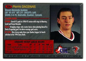1998 Bowman CHL #100 Pierre Dagenais Back