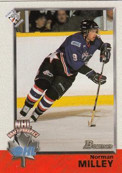 1998 Bowman CHL #129 Norm Milley Front