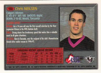 1998 Bowman CHL #130 Chris Nielsen Back