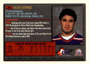 1998 Bowman CHL #145 Scott Gomez Back