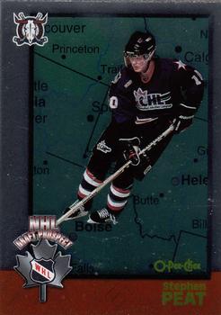 1998 Bowman CHL - OPC International #136 Stephen Peat Front