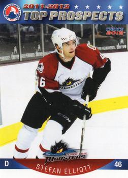2011-12 Choice AHL Top Prospects #21 Stefan Elliott Front